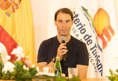 Rafa Nadal, en la presentación del nuevo Rafa Nadal Tennis Center en Punta Cana (República Dominicana)
