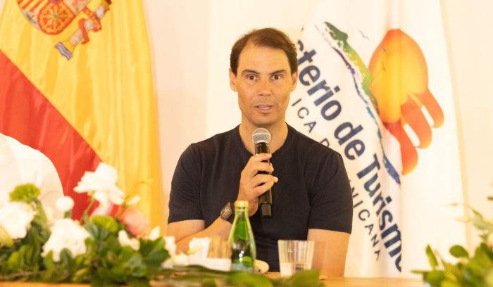 Rafa Nadal, en la presentación del nuevo Rafa Nadal Tennis Center en Punta Cana (República Dominicana)