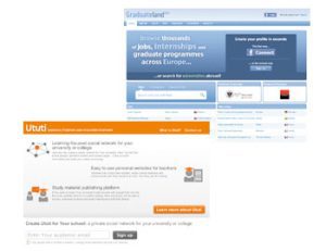 Redes sociales  de profesores y universitarios