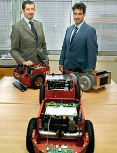Robots automóviles para seguridad