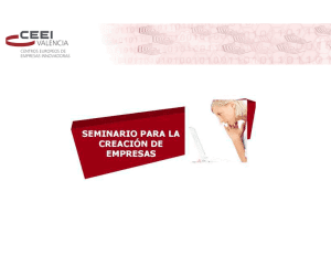 Seminario de creación de empresas