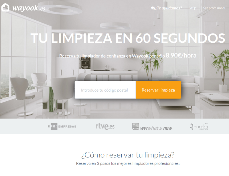 Servicios de limpieza en 60 segundos