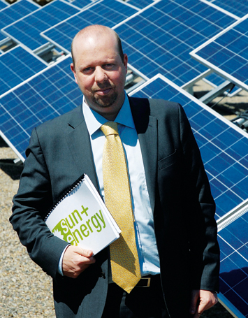Sun+energy convierte placas en girasoles