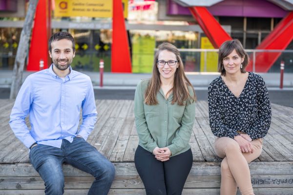Javier Rodríguez (izquierda), Sara Toledano y Júlia Rodríguez, fundadores de Sycai Medical.