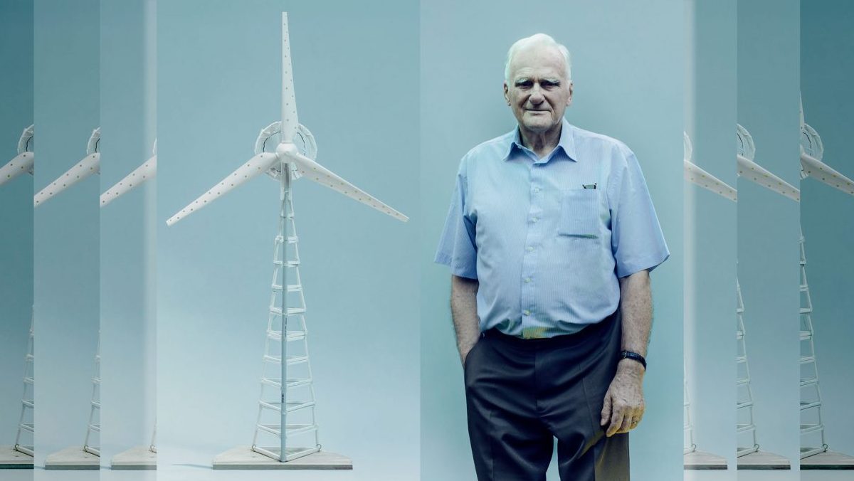 El emprendedor de 92 años que ha diseñado la turbina eólica más eficiente del mundo