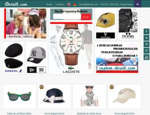 Tienda online con cabeza