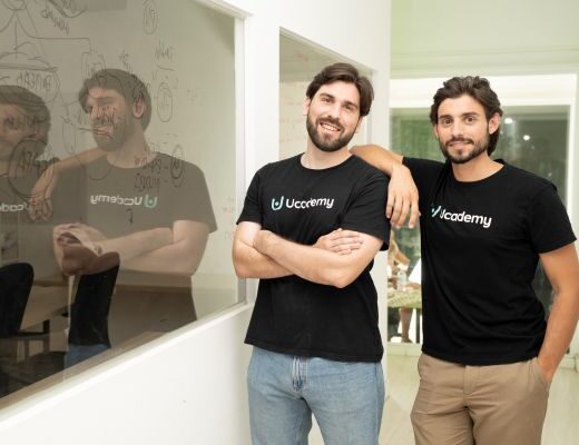 Ramiro Zandrino (izquierda) y Pablo Prieto. fundadores de la startup Ucademy