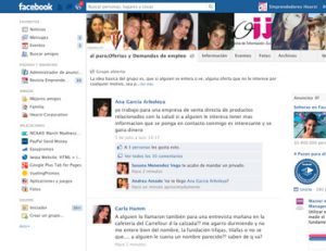 Un grupo de Facebook para encontrar trabajo