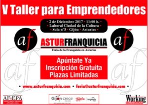 V Taller para Emprendedores en AsturFranquicia 2017