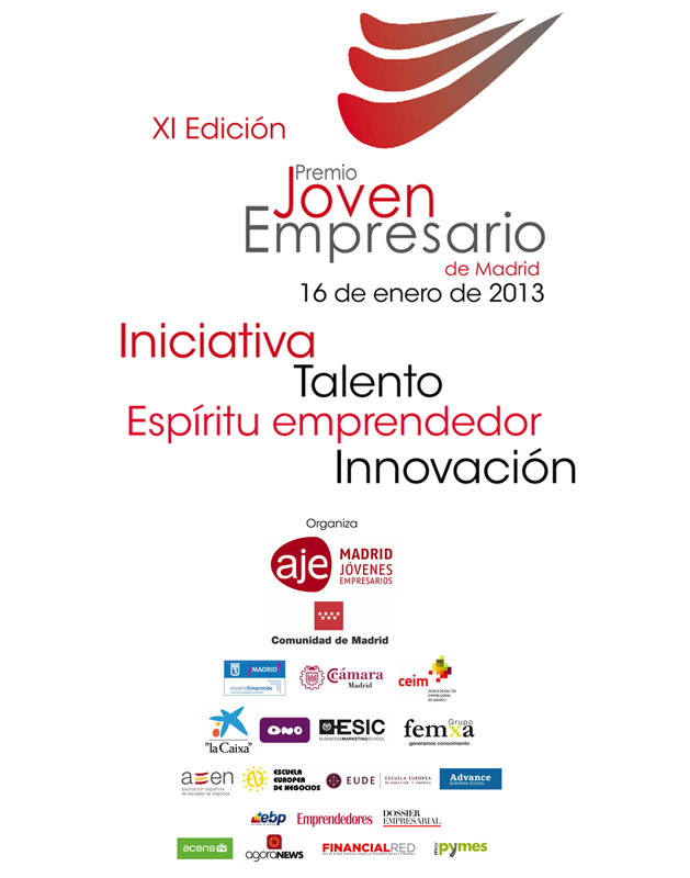 XI Premios Joven Empresario AJE Madrid
