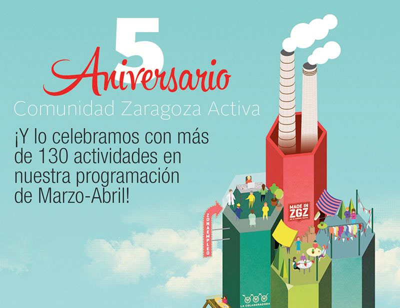Zaragoza Activa celebra su quinto aniversario
